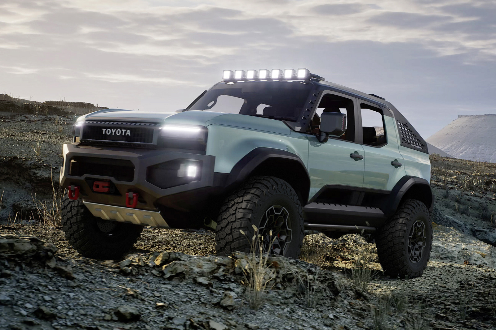 Toyota Land Cruiser ROX: ещё один концепт без крыши обули во внедорожные шины