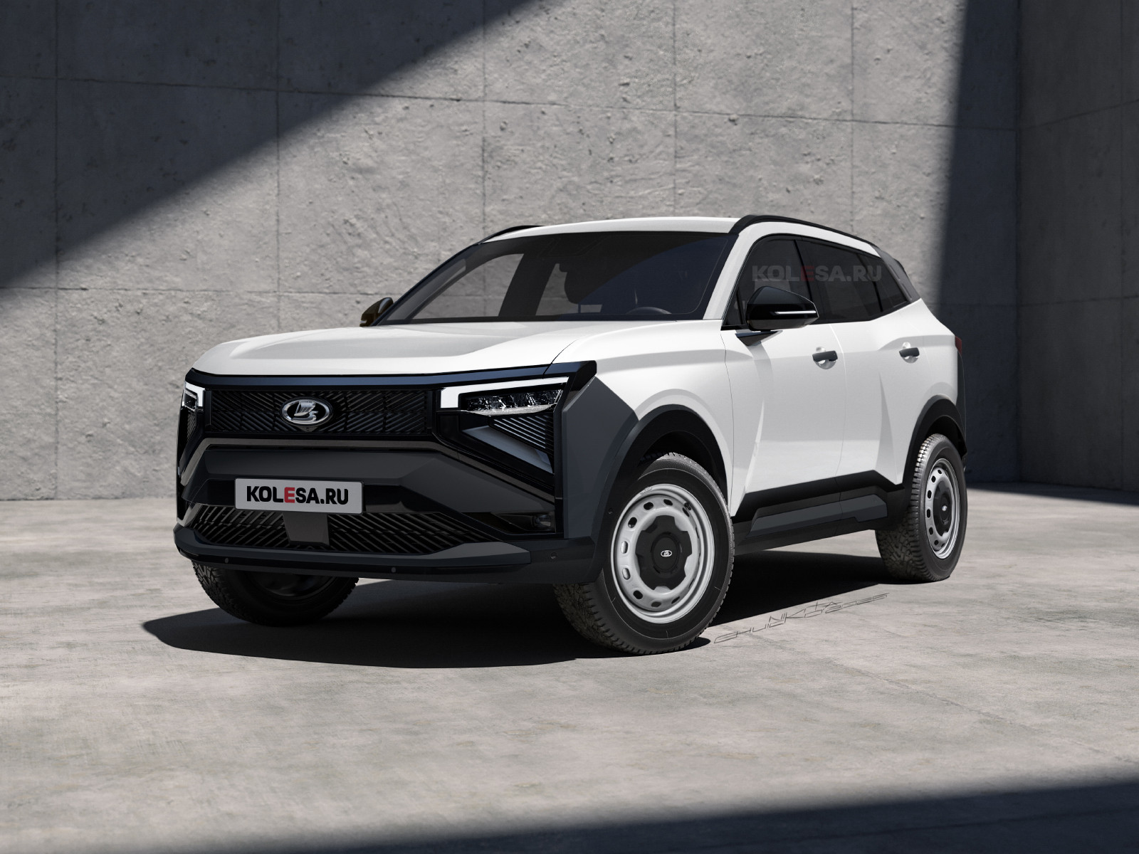 Базовый кроссовер Lada Azimut: первые изображения
