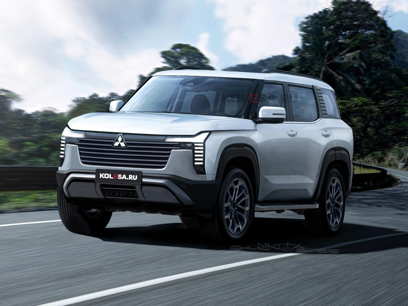 Mitsubishi Pajero Sport нового поколения: первые изображения